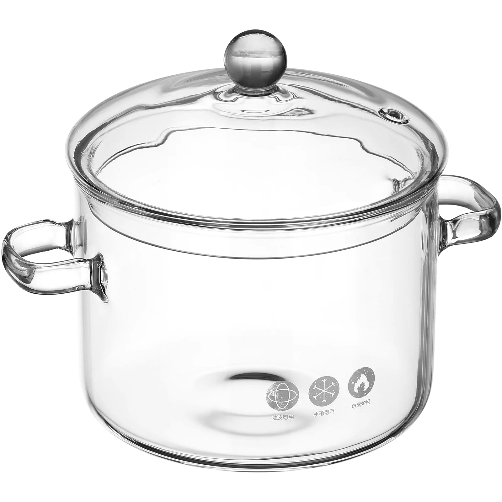 Olla de Vidrio de borosilicato alto 1900 ml: Resistencia y Elegancia para tu cocina 🍃🍃