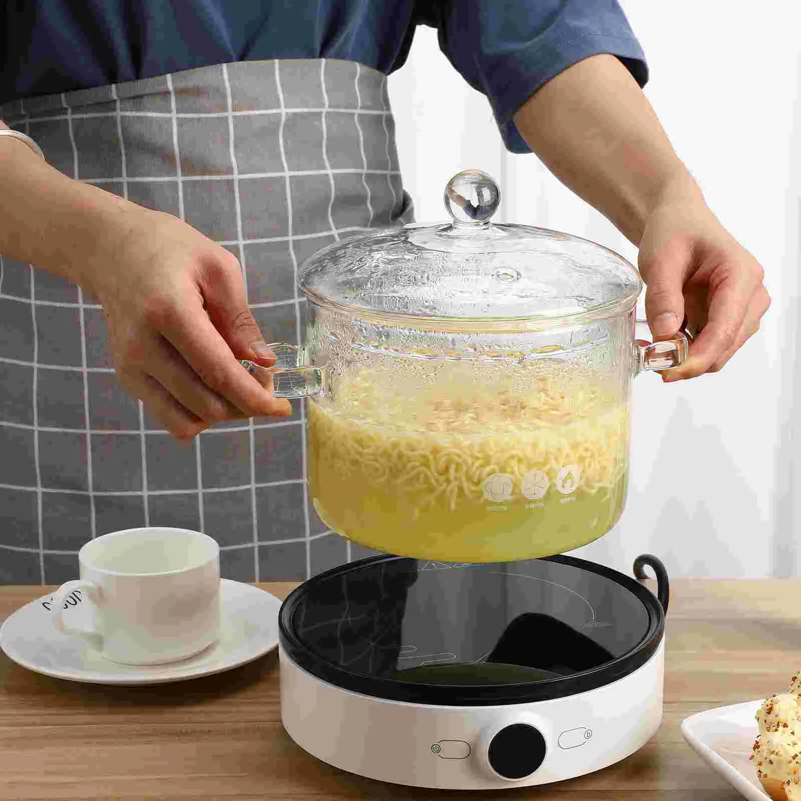 Olla de Vidrio de borosilicato alto 1900 ml: Resistencia y Elegancia para tu cocina 🍃🍃